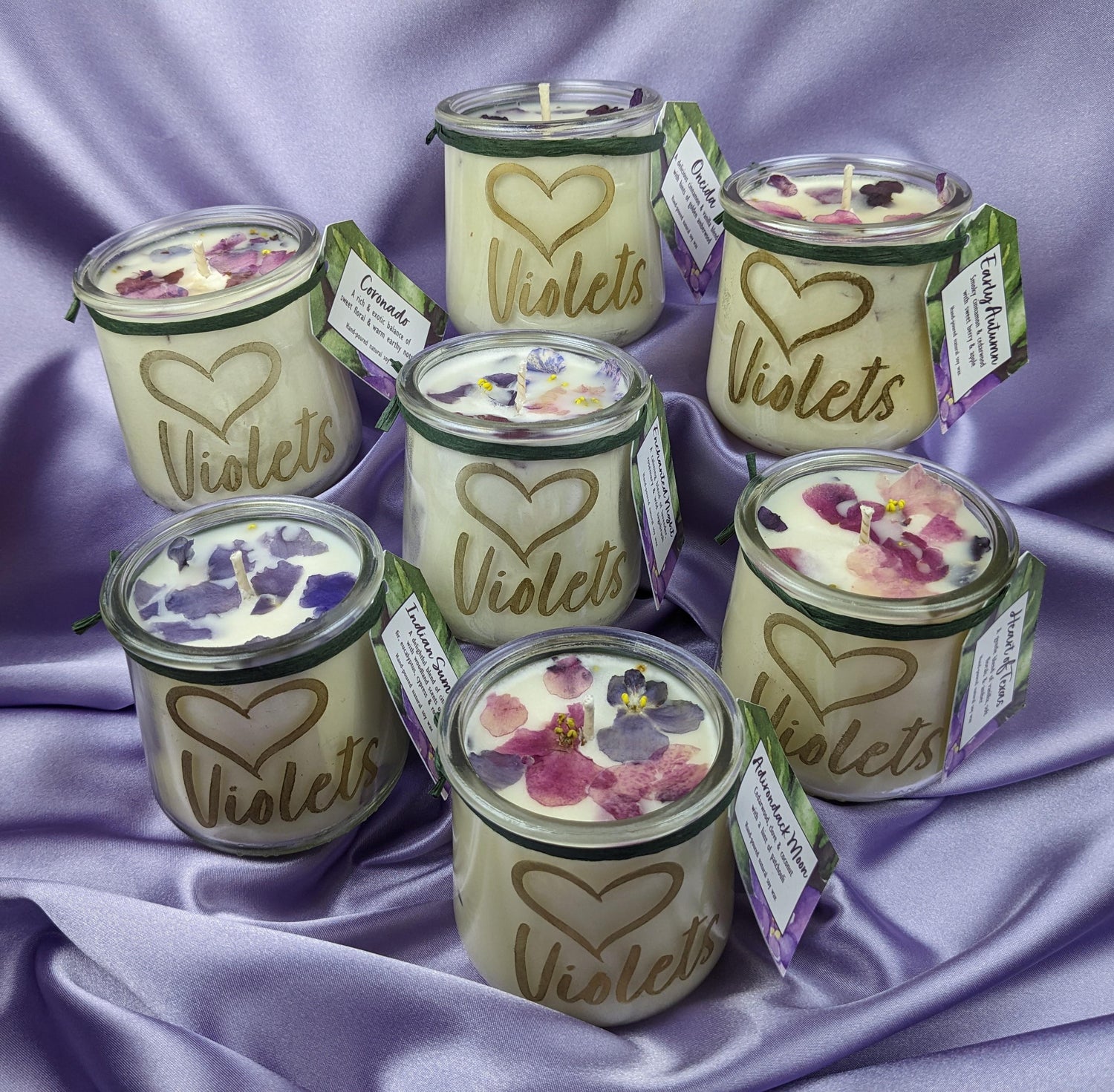 Love Violets Candles