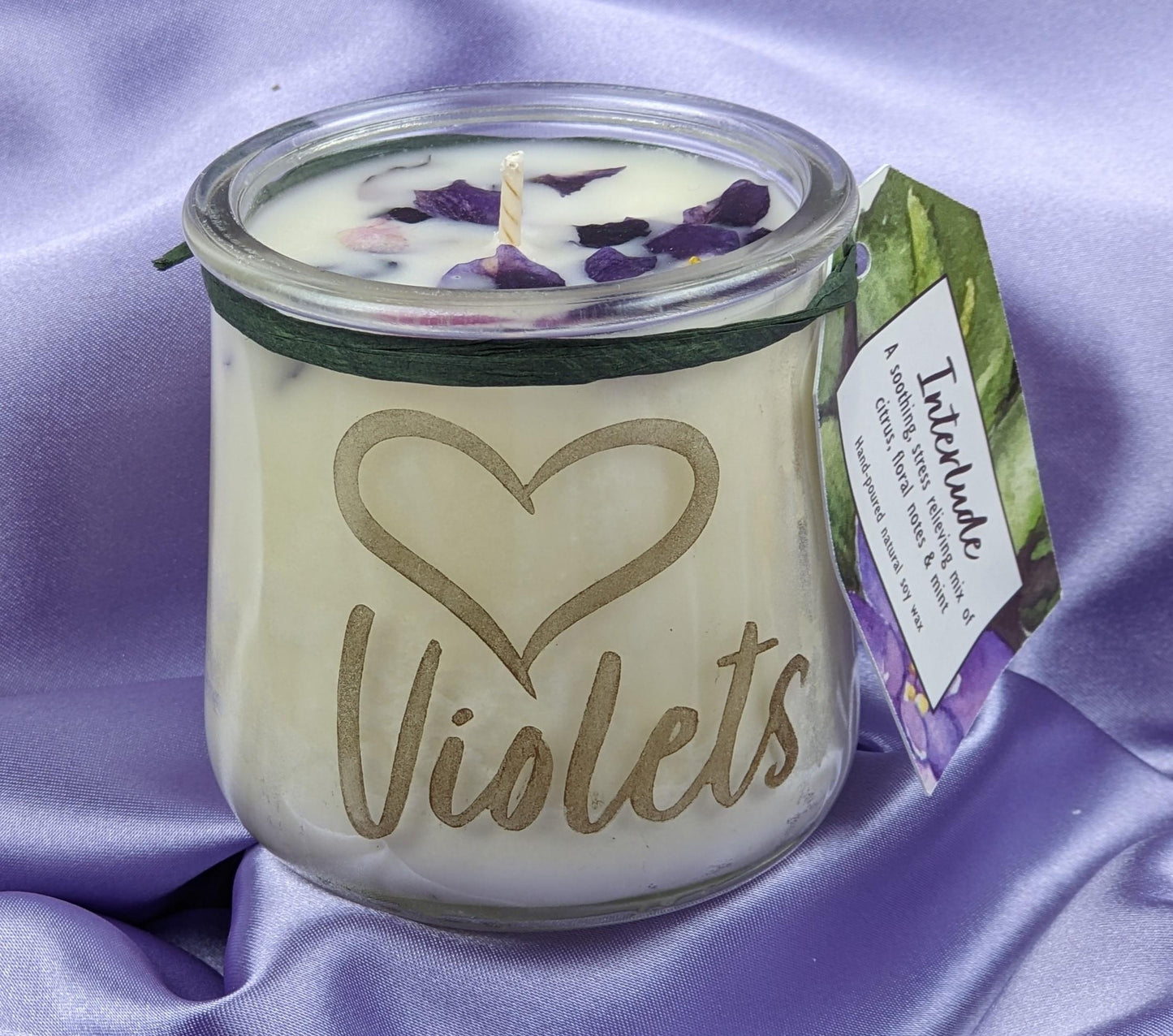 Interlude Love Violets Candle, 5oz